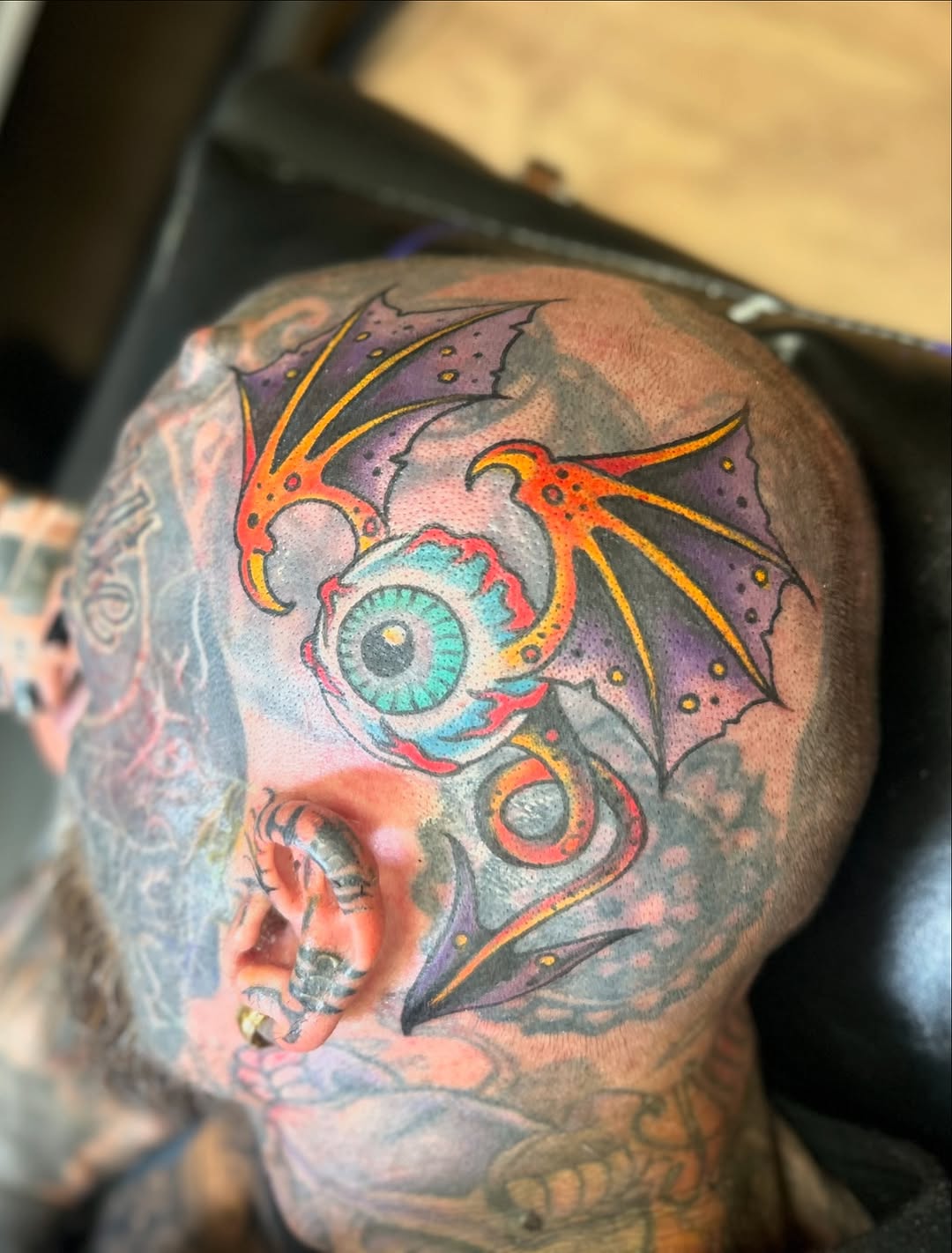 Bold tattoo portfolio piece